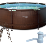 Basen Ogrodowy Corciano 360 x 100 cm Pompa drabinka