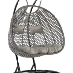 Fotel wiszący huśtawka ogrodowa KOKON SUPERPREMIUM 2 osobowy ROSA II