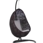 Fotel wiszący MADERA KOSZ KOKON TECHNORATTAN HUŚTAWKA PREMIUM