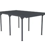 Wiata samochodowa Carport 549 x 287 x 238 cm Garaż samochodowy