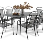 Zestaw ogrodowy CODY, Stół z krzesłami 8 osobowy