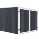 Garaż, schowek na rowery 203 x 198 x 162 cm z uchwytami